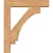 Ekena Millwork Imperial Block Smooth Bracket w/ Offset Brace, Western Red Cedar, 5 1/2"W x 24"D x 28"H BKT0604X24X28IMP05SWR - alternate 4